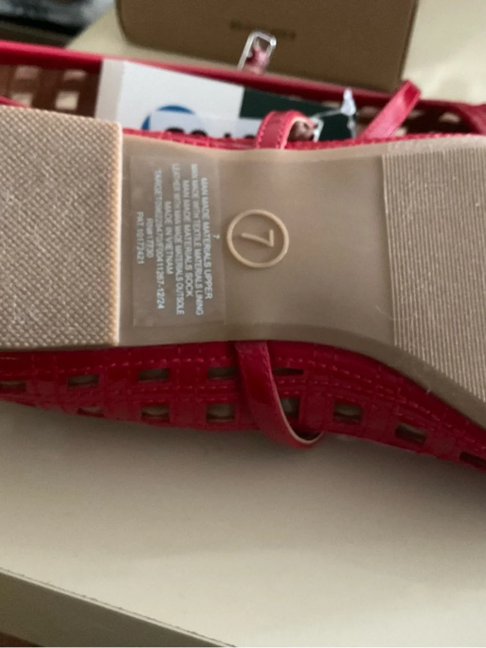 Wild Fable Red Patent Cutout Mary Jane Flats - Picture 2 of 3